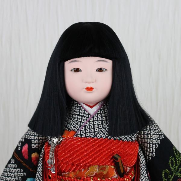 市松人形 小出松寿作(13号 尺二正絹絞り市松人形MYOS3107-116)お 市松人形 小出松寿作(13号 尺二正絹絞り市松人形MYOS3107-116)お