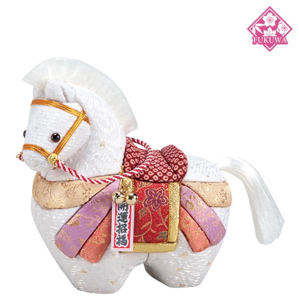 木目込み 人形 干支 キット 午 うま (NO.5 金らん) 型紙 布付き 正月