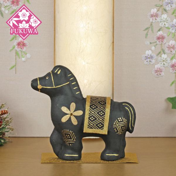 リュウコドウ 干支 置物 午 干支の置物 かわいい おしゃれ(ちぎり和紙