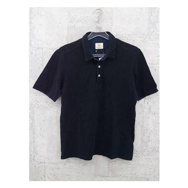 ◇ BEAUTY&YOUTH UNITED ARROWS 鹿の子 半袖 ポロシャツ L ブラック #
