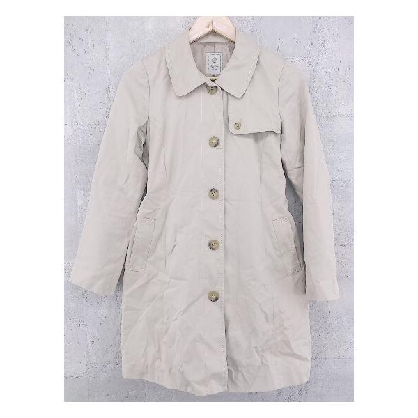 ◇ Spick and Span スピック＆スパン ステンカラー 長袖 コート 38 ベージュ *