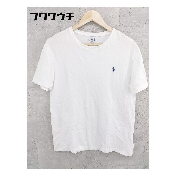 新品　未使用　白　Ralph Lauren Tシャツ L（14-16）ホワイト ラルフローレン☆レディース オールオーバーポニーロゴTシャツ白