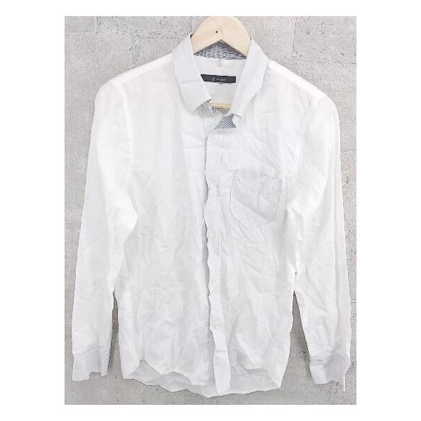 ◇ Johnbull ジョンブル 長袖 シャツ サイズS ホワイト メンズ