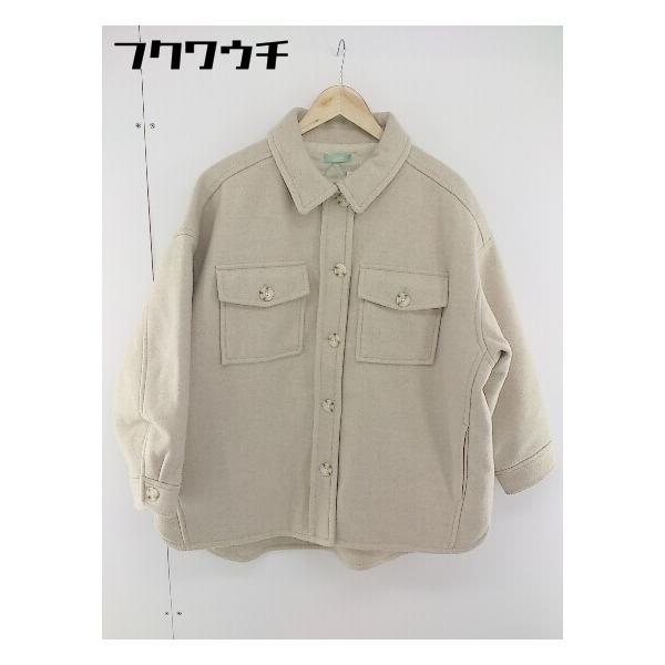 ■ An3pocket アンポケット 長袖 ステンカラーコート ベージュ レディース