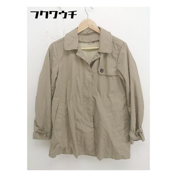 ◇ ◎ liflattie ships リフラティ シップス 長袖 ステンカラー コート ベージュ レディース