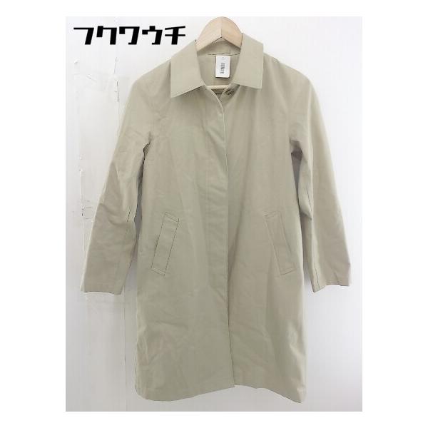 ◇ UNIQLO ユニクロ 長袖 ステンカラー コート サイズS ベージュ レディース