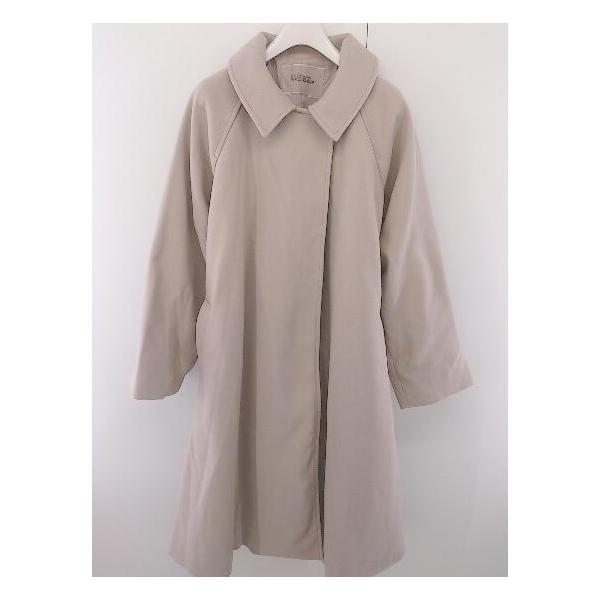 ■ ◎ one after another NICE CLAUP バックスリット 長袖 ステンカラーコート サイズF ピンク系 レディース