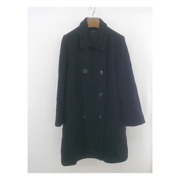 ◇ URBAN RESEARCH ROSSO ロッソ バックスリット 長袖 ステンカラー コート サイズM ブラック レディース E