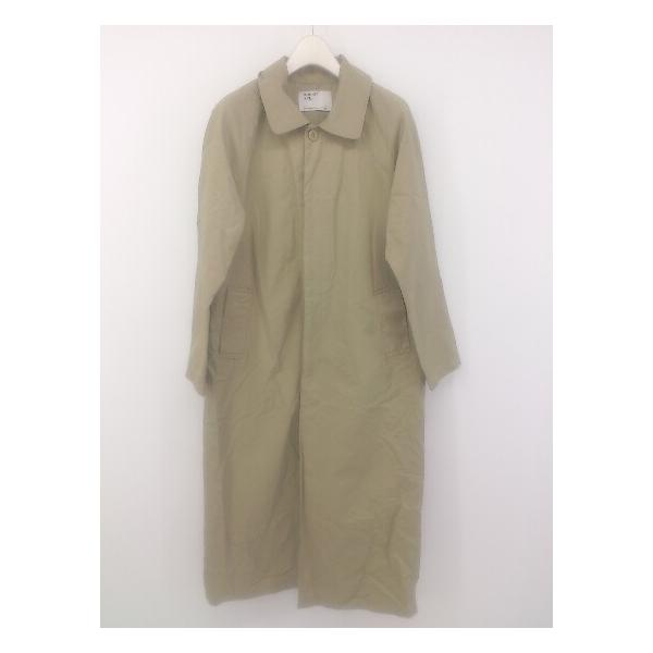◇ ◎ MERLOT IKYU メルロー イキュウ 長袖 ステンカラー コート サイズF ベージュ系 レディース E