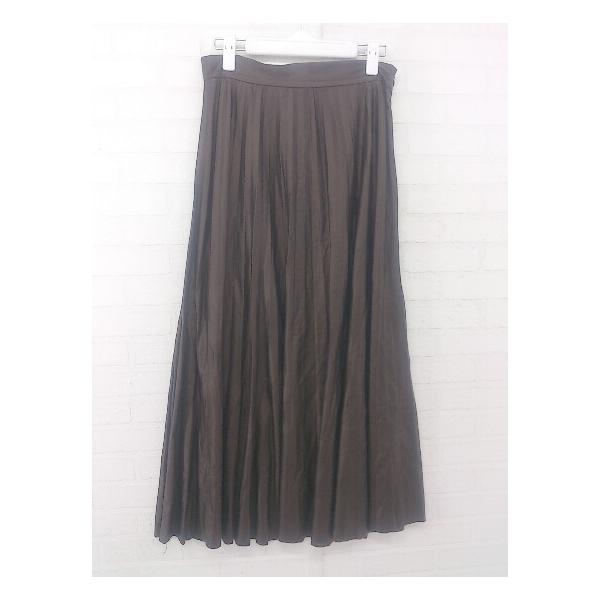 ◇ ZARA ザラ レザー調 ロング プリーツ スカート サイズEUR S USA MEX
