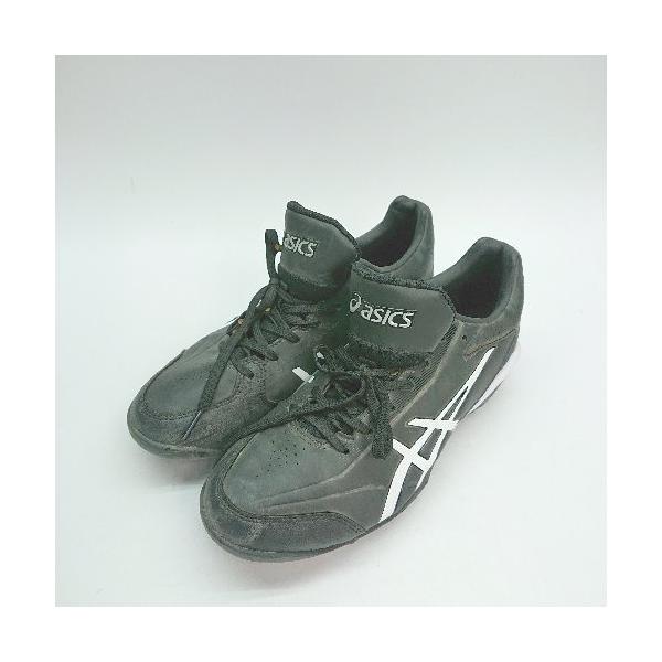 ◇ asics アシックス STAR SHINE 2 野球 トレーニングシューズ ジュニア スパイク サイズ24センチ ブラック メンズ E