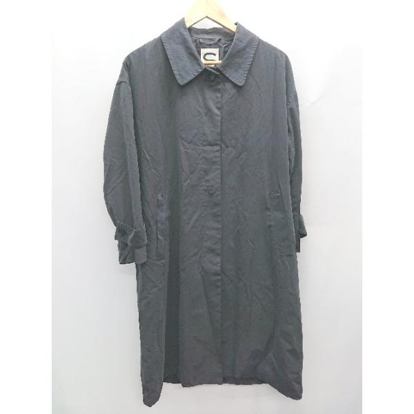 ◇ SALON adam et rope ステンカラーコート サイズM ブラック レディース P