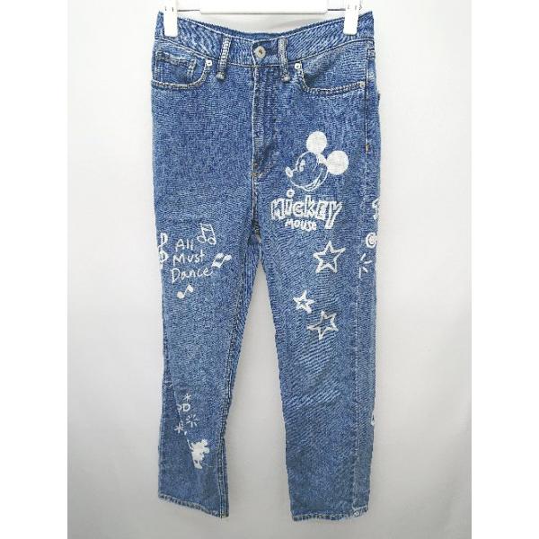 Disney ミッキー ビジュー フレアデニムパンツ アメリカンホリック 楽天市場】ミッキー ジーンズの通販 Disney ミッキー ビジュー フレア