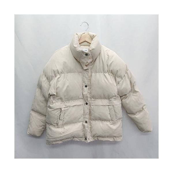 ◇ CREATIVE UNIQUE LAUGH 長袖 ダウンジャケット サイズL オフ