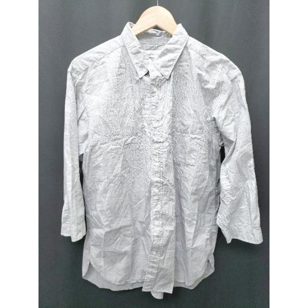 【グリーンレーベルリラクシング】カットソー 七分袖 ビジュー付ドット 古着 グリーンレーベルリラクシング】カットソー 七分袖 ビジュー付ドット