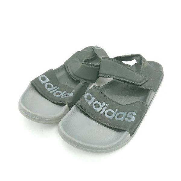 ◇ adidas アディダス FY8649 サンダル サイズ27.5 ブラック メンズ E