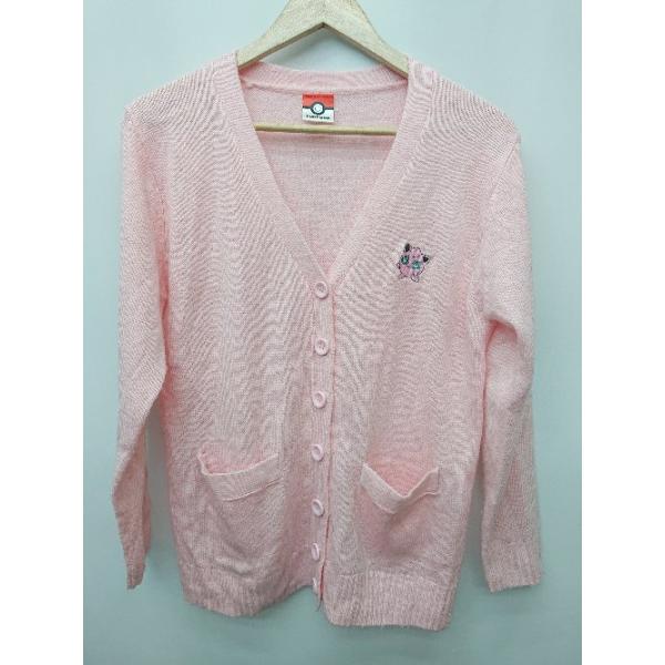 ◇ ⊇ POKEMON ポケモン プリン 長袖 ニット カーディガン サイズF  