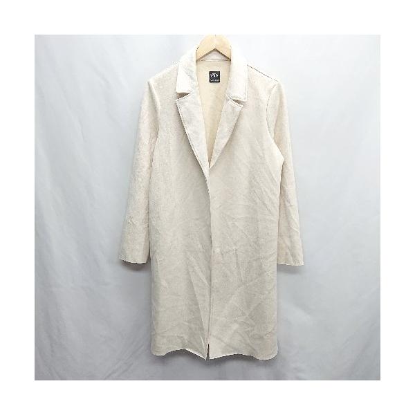◇ ⊇ ZARA ザラ 長袖 ステンカラーコート サイズM ベージュ系 レディース E