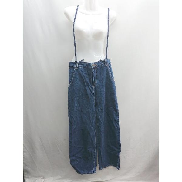 SOMETHING. サスペンダー付きデニムパンツ Sサイズ SOMETHING サスペンダー付きデニムパンツ S - メルカリ