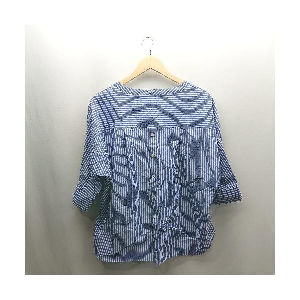 新品　未使用　総プリーツ　半袖ブラウス　グリーン WEB限定】［ XS /H148-155cm］クラフト 5分袖 ブラウス （シャツ