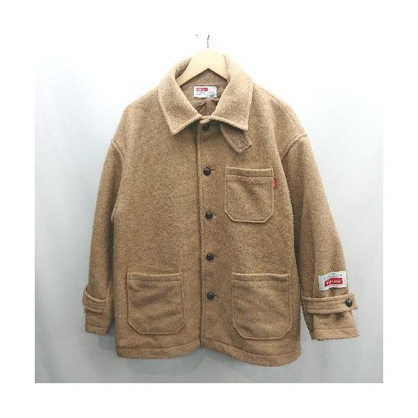 ◇ ⊇ VULCAIN × FREAK'S STORE ショート 長袖 ステンカラーコート サイズF ブラウン レディース E