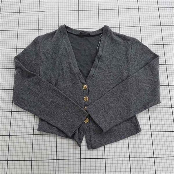 ◇ Θ ザラ ZARA グレー系カーディガン レディース Mサイズ E