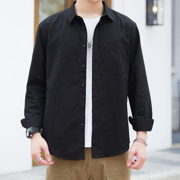 メンズ 長袖シャツ お兄系シャツ 無地シャツ カジュアルシャツ 長袖 黒シャツ ミリタリーシャツ コットン おしゃれ お兄系 春秋 新作 送料無料 Cscxnen0002 服屋123 通販 Yahoo ショッピング