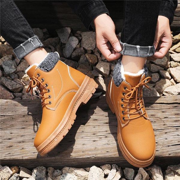 ショートブーツ メンズ ムートンブーツ ワークブーツ メンズ 靴 ムートンブーツ カジュアルシューズ 防寒 おしゃれ 歩きやすい 秋冬 送料無料 Fmtdx 服屋123 通販 Yahoo ショッピング