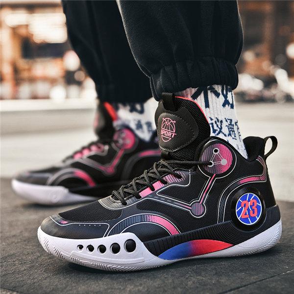 EQ　KB8　 バスケットボールシューズ スラムダンクコンテストで着用 バスケットボールシューズ メンズ パンチング加工 配色切替え