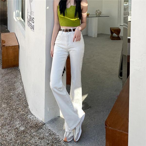 デニムブーツカットパンツ レディース ジーンズ デニムパンツ デニム