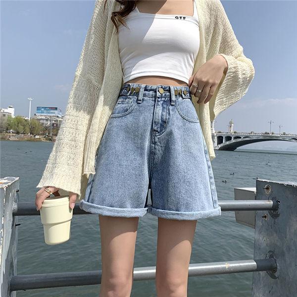 ショートパンツ レディース デニムショートパンツ ボトムス ショートパン 着痩せ 短パン ショートパンツ ゆったり おしゃれ ファッション 夏 送料無料 Fvdunnv0006 服屋123 通販 Yahoo ショッピング