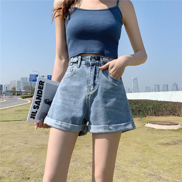 ショートパンツ レディース デニム 短パン かわいい お洒落 美脚 大きいサイズ 女性用 デニム 着痩せ 美脚 美尻 短パン 薄手 春 夏 送料無料 :fvdunnv0009:服屋123 通販 ショートパンツ