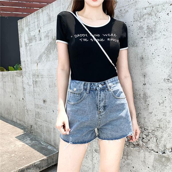ショートパンツ レディース デニムショートパンツ デニム 短パン 美脚 ボトムス ジーンズ 夏服 ボトムス 女性用 短パン 春夏 送料無料 Fvdunnv0029 服屋123 通販 Yahoo ショッピング