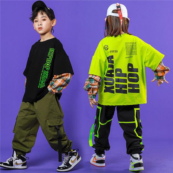 ダンス衣装 キッズ セットアップ ヒップホップ 上下セット ストリート チアダンス 子供 ティーンズ ジュニア 男の子 女の子 春秋 ダンス衣装 Hiphopmm0024 服屋123 通販 Yahoo ショッピング