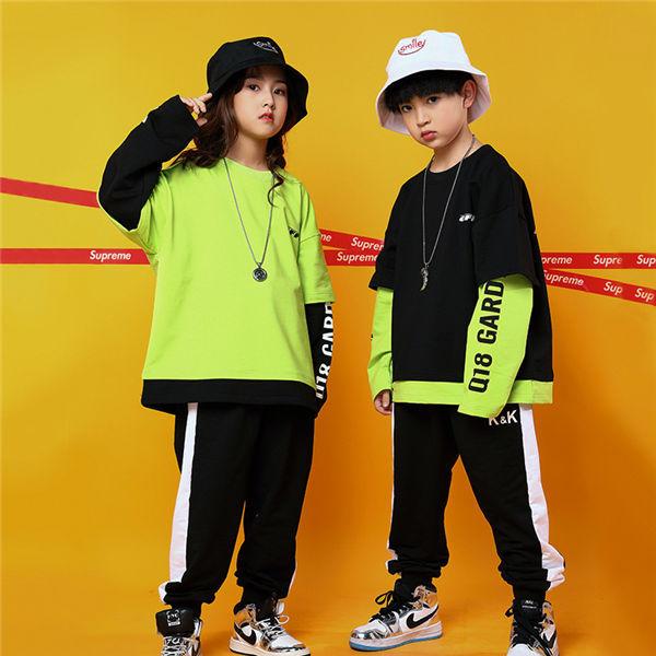 ダンス 衣装 キッズ ダンス衣装 セットアップ 上下 男の子 女の子 ヒップホップ 子供 キッズダンス衣装 原宿系 ダンスウェア カジュアル 競技 練習着 Hiphopmm0032 服屋123 通販 Yahoo ショッピング
