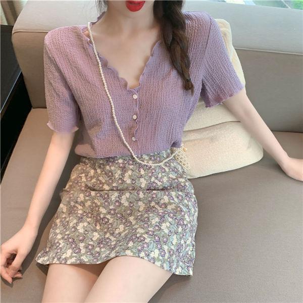 レースブラウス レースtシャツ レディース 半袖 tシャツ ブラウス トップス キレイめ 大きサイズ 可愛い Vネック 透け感 春夏 送料無料 :kbvksp130008:服屋123 通販 ブラウス パンチング総レースVネック 半袖ブラウス