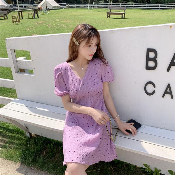 ワンピース レディース 半袖 Vネック 可愛い 水玉 ドット柄 夏スカート ビーチスカート ワンピース 海外旅行 夏服 長脚 美脚 夏スカート 送料無料 Lyqnvg0029 服屋123 通販 Yahoo ショッピング