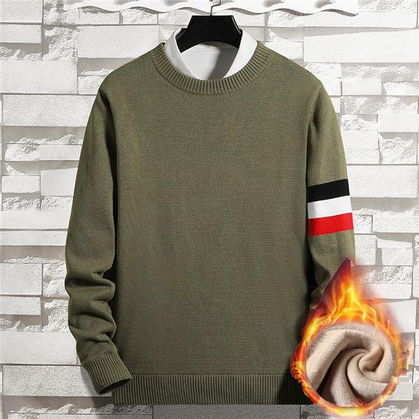 ニットセーター メンズ あたたかい ニット セーター カットソー ニット 厚手 暖かい 極暖 裏起毛 おしゃれ ふわもこニット 韓国風 秋冬 送料無料 Maoyinen0027 服屋123 通販 Yahoo ショッピング