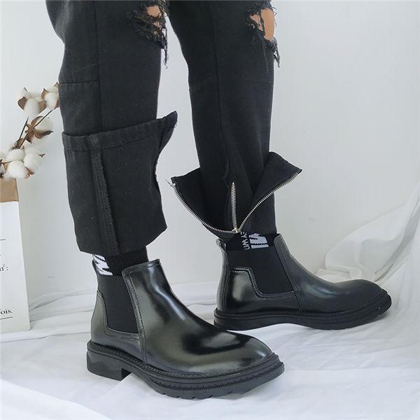 チャッカブーツ メンズ ワークブーツ スリッポン ローファー