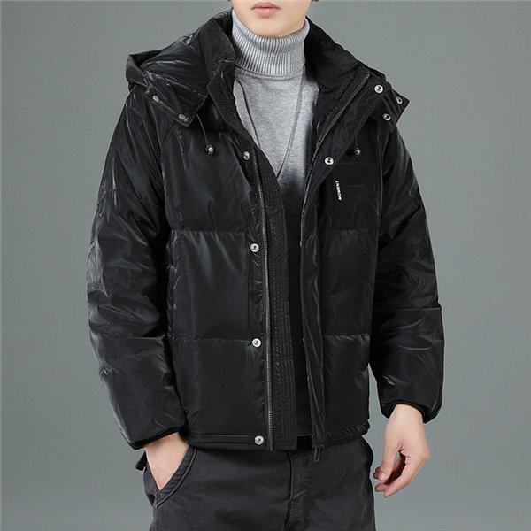 ダウンジャケット メンズ フード ブルゾン ダウンジャケット メンズ 無地 メンズファッション カジュアル アウター おしゃれ かっこいい 冬物 冬服 Nsyrf 服屋123 通販 Yahoo ショッピング