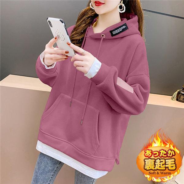 トレーナー レディース プルオーバー 長袖 スウェット パーカー スポーツウェア レイヤードパーカー 厚手 暖かい 暖かい 韓国風 可愛い 秋冬 送料無料 Nvshiwy0102 服屋123 通販 Yahoo ショッピング