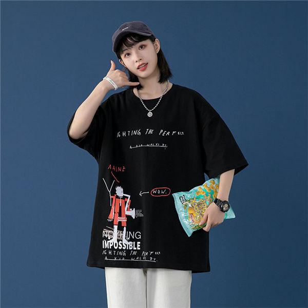 Tシャツ メンズ レディース トップス 男女兼用 夏tシャツ シンプルペアルックtシャツ 半袖 カップル ペアルック 可愛い お揃い 送料無料 Swsumdx0060 服屋123 通販 Yahoo ショッピング