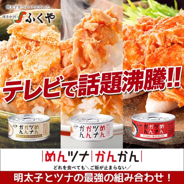 めんツナかんかん プレミアム 3缶セット ふくや 明太子 ツナ缶 テレビ 紹介 贈り物 手土産 お熨斗はお付けできません 味の明太子ふくや Paypayモール店 通販 Paypayモール