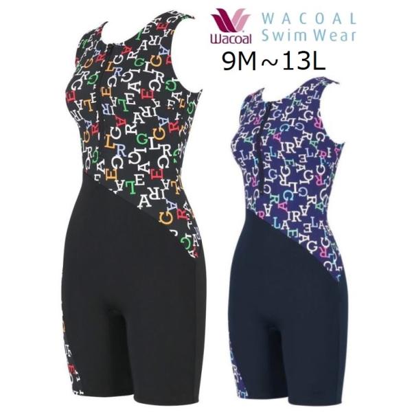 お値下げ新品未使用ワコールオールインワン水着 WACOAL（ワコール） ワコールスイム セナカシェイプ オールインワン