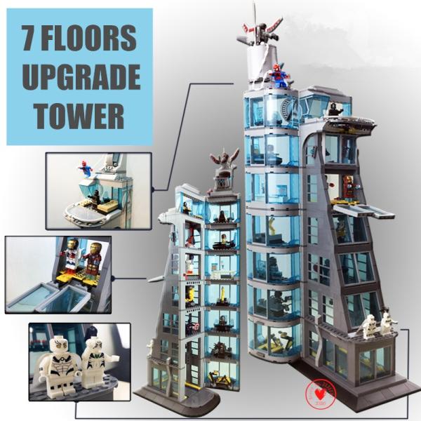 レゴ 互換品 スーパー・ヒーローズ アベンジャーズ タワーの攻撃(7階 