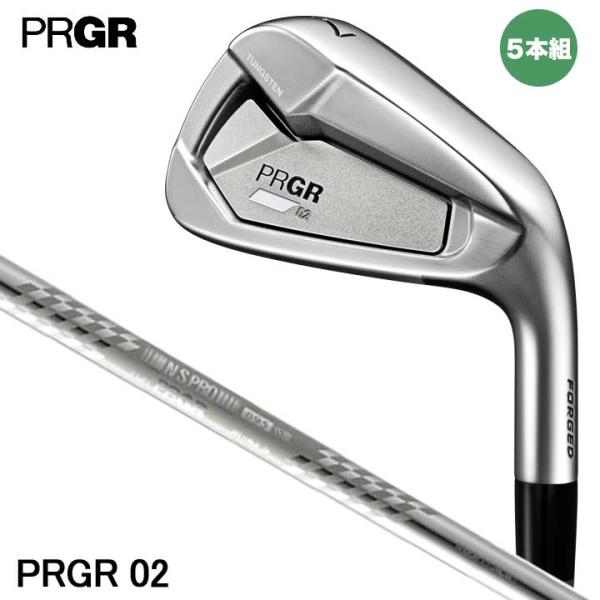 PRGR - プロギア02アイアン　６本セット PRGR IRONS】02 アイアン〔#6-PW 5本セット カーボン〕〔2020年