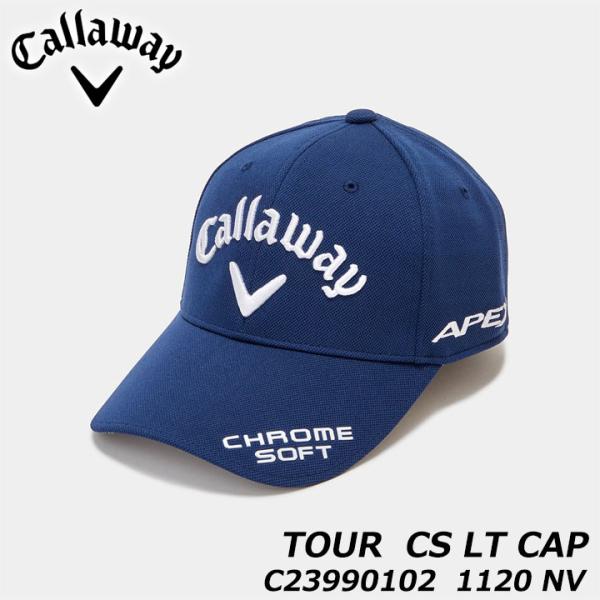 【2023モデル】キャロウェイ C23990102 ツアーCS LTキャップ 1120(NV) JM 23 帽子 吸水速乾スベリ CALLAWAY TOUR TW CAP 23 JM MENS 20p