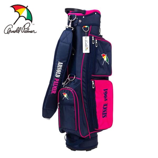 【美品】Arnold Palmer GOLF　アーノルドパーマー　キャディバッグ full-shot_2402apcb-26-nvpk