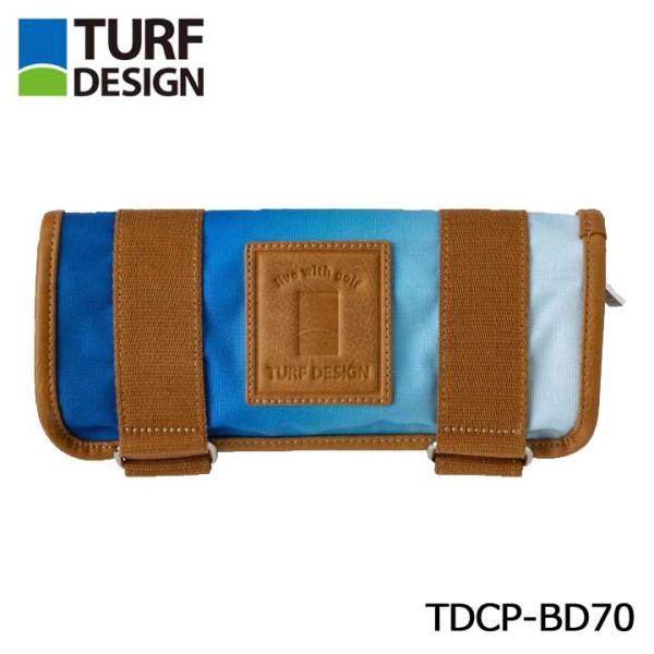 ターフデザイン TDCP-BD70 カートポケット ミニポーチ ブルー TURF DESIGN 朝日ゴルフ