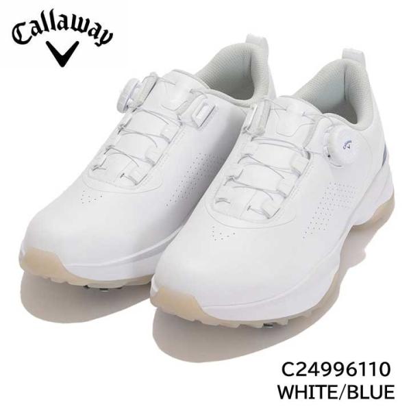 キャロウェイ C24996110 エアロスポーツ スパイクシューズ ホワイト/ブルー ゴルフシューズ AEROSPORT Callaway 即納